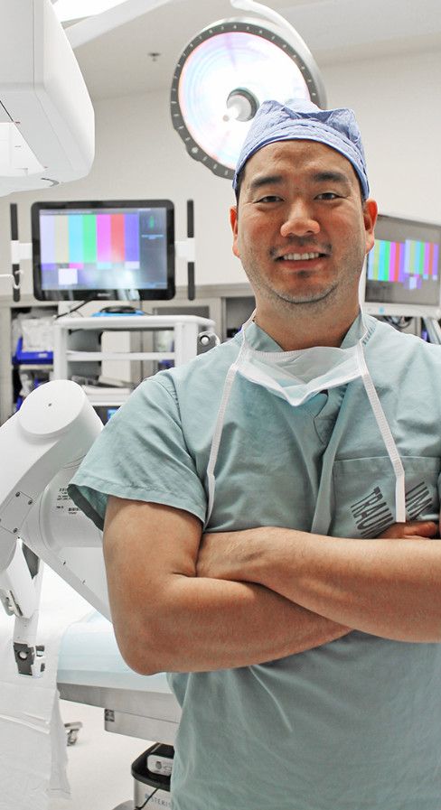 Dr. Tsuda in the OR